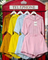 LALUNE Two Piece Collar Shirt with Shorts